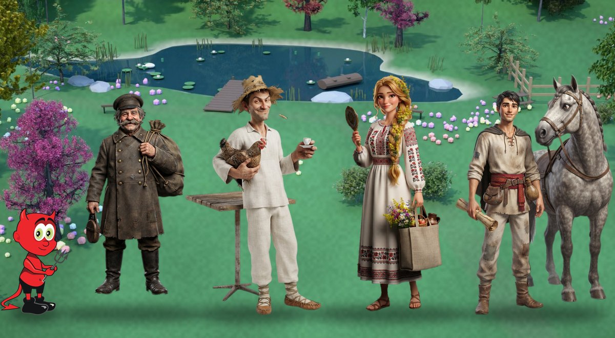 Ivan Turbincă, Păcală, Ileana Cosânzeana, Harap-Alb și drăcușorul